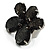 Big Lacy Daisy Ring (Black) - view 6