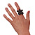Big Lacy Daisy Ring (Black) - view 7