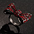 Fancy Red Crystal Bow Ring - view 2