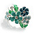 Green Enamel Floral Ring - view 6