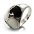 Dome-Shaped Enamel Ring (Black & White) - view 6
