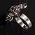 Clear Crystal Swirl Cocktail Ring - view 4
