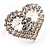 Clear Crystal Heart Ring - view 9