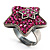 Magenta Crystal Star Ring - view 9