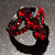 Red Trinity Crystal Ring - view 5