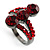 Red Trinity Crystal Ring - view 11