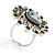 'Classic Lady' Cameo Diamante Ring - view 4