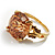Citrine Rock Cocktail Ring - view 5