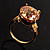 Citrine Rock Cocktail Ring - view 3