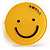Yellow Plastic Smiling Face Ring - view 5