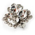 Stunning Clear Crystal Butterfly Cocktail Ring - view 5