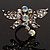 Rhodium Plated Diamante Dragonfly Fashion Ring (Ice Clear) - view 12