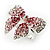 Silver-Tone Crystal Bow Ring (Pink&Clear) - view 4