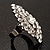 Dazzling Crystal Cocktail Ring (Clear&Silver) - view 7