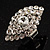 Dazzling Crystal Cocktail Ring (Clear&Silver) - view 4