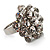 Clear Crystal Cluster Ring - view 3