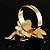 Gold-Tone Fairy Wishing Crystal Ring - view 6