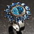 Blue Crystal Fancy Ring - view 9