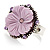 Antique Silver Lavender Flower Ring - view 5
