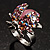 Pink Crystal Ladybird Ring - view 8