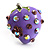 Violet Enamel Strawberry Ring - view 7