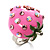 Pink Enamel Strawberry Ring - view 8