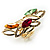 Multicolour Elongate Crystal Vintage Cocktail Ring - view 9