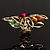 Multicolour Elongate Crystal Vintage Cocktail Ring - view 14