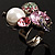 Luxurious Crystal Cluster Cocktail Ring (Multicoloured) - view 3