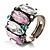 Multicoloured Oval-Cut Crystal Cocktail Ring - view 4