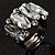 Clear Oval-Cut Crystal Cocktail Ring - view 3