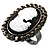 'Classic Lady' Cameo Crystal Cocktail Ring (Black Tone) - view 3