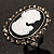 'Classic Lady' Cameo Crystal Cocktail Ring (Black Tone) - view 5