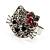 Cute Crystal Kitten Ring (Silver&Clear) - view 8