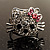Cute Crystal Kitten Ring (Silver&Clear) - view 6