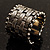 Burn Silver Wide Band Weaved Ring - view 2
