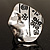 Vintage Hieroglyph Hammered Plate Ring (Burn Silver Tone) - view 6