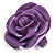 Purple Chunky Resin Rose Ring - view 3