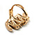Stunning Crystal Zigzag Cocktail Ring (Gold Tone) - view 6