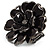 Black Acrylic Flower Stretch Ring - view 10