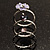 Set Of 3 Floral & Bead Rings (Silver Tone & Lavender) - view 15