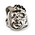 'Lady In The Diamante Hat' Rhodium Plated Ring - view 6