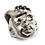 'Lady In The Diamante Hat' Rhodium Plated Ring - view 7