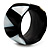 Black Resin & White Shell Inlay Band Ring - view 6