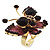 3D Crystal Butterfly Ring (Gold&Purple) - view 9