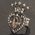 Burn Silver Crystal Crown & Heart Stretch Ring - view 4