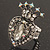 Burn Silver Crystal Crown & Heart Stretch Ring - view 9