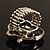 Burn Silver Purple Diamante Cat & Mouse Stretch Ring - view 10