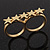 Gold Plated Double Finger 'Five Star' Ring - Size 7&8 - view 5