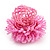 Light Pink Glass Bead Flower Stretch Ring - view 3